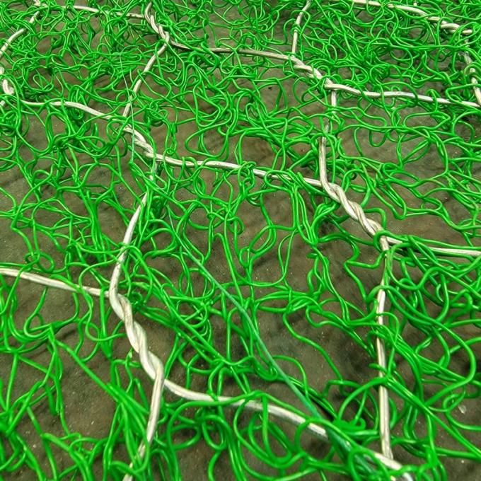 Combination Geotextile Gabion Rock Fall Netting Galvanized Hexagonal Steel Wire Mesh Grid Erosion Control 0