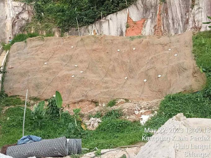 Combination Geotextile Gabion Rock Fall Netting Galvanized Hexagonal Steel Wire Mesh Grid Erosion Control 3