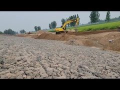 Galvanized Gabion Basket Box Project Site View