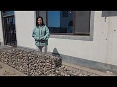 Show the complete product style welded gabion assembled