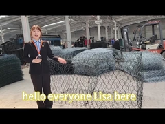 The factory floor introduces gabion basket