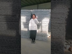 Gabion basket display in the storage workshop