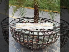 Galvanized Steel Gabion Fence with 220-300g/m² Zinc Coating