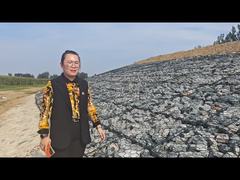 Hot-Dip Galvanized Gabion Basket for River Training Canal Lining Embankment Protection